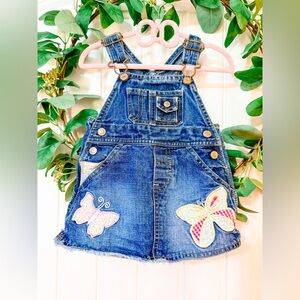 🔹 4/$25- Old Navy Vintage Denim Patchwork‎ Overalls Dress